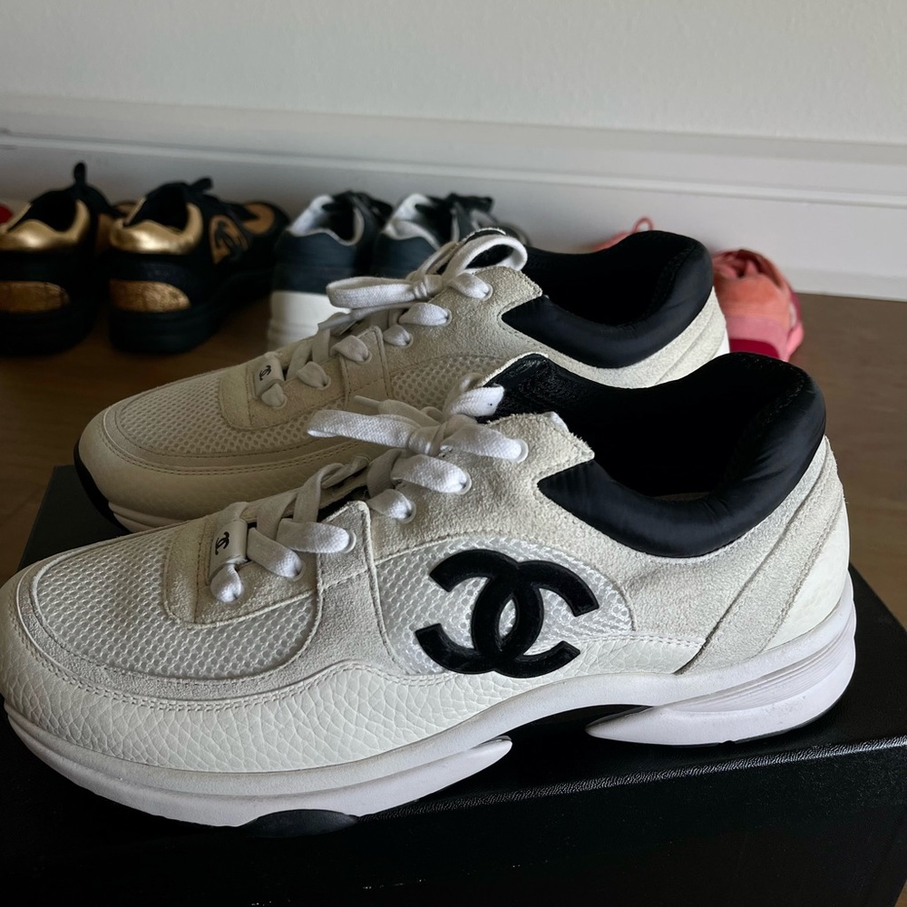Authentic Chanel CC Sneakers